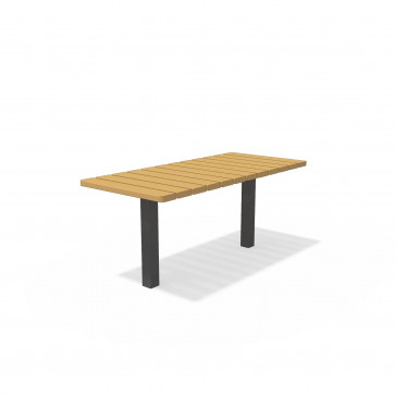 Piknikový stôl U4 1,6 m – Thermo-jaseň + olej