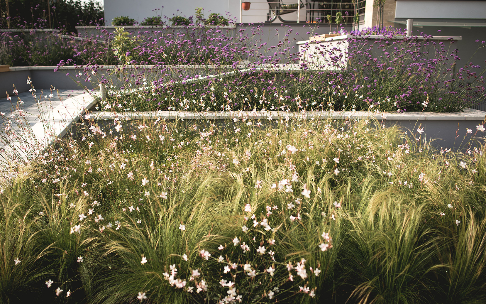 Realizácia Landartu - trvalky a okrasné trávy v záhrade