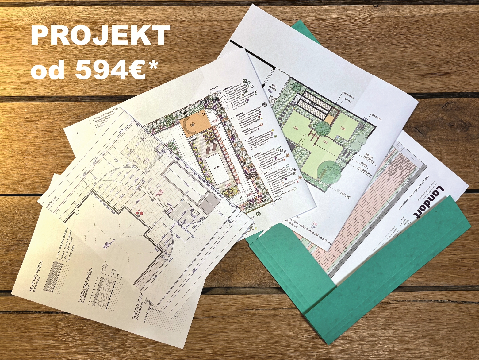 návrh záhrady landart proejkt