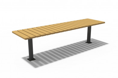Piknikový stôl U4 2,7 m (na dlažbu) – Jatoba