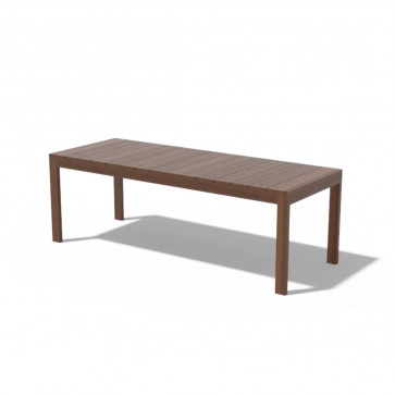 Stôl SENA s drážkovaním - Jatoba, dĺžka 2220 mm