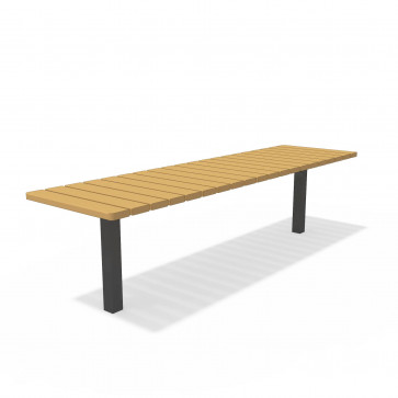 Piknikový stôl U4 2,7 m – Tthermo-jaseň