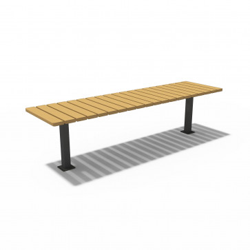 Piknikový stôl U4 2,7 m (na dlažbu) – Thermo-jaseň