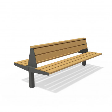 Obojstranná lavička U4 2,2 m – Jatoba