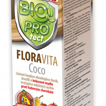 FLORA VITA Coco 100ml - Listové hnojivo obsahujúce dusík, draslík a kokosové mydlo zvyšujúce odolnosť rastlín proti hubovým chorobám