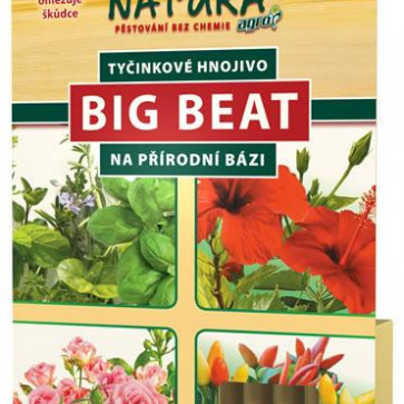 Hnojivo tyčinkové Big Beat  NATURA 12ks
