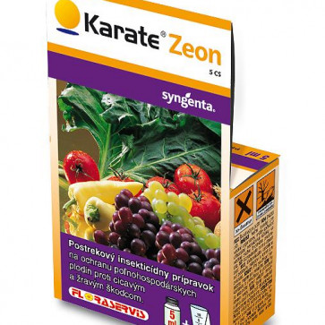 Karate Zeon 5 CS 5ml - postrekový insekticídny prípravok na ochranu poľnohospodárskych plodín proti cicavým a žravým škodcom