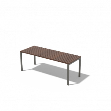 Stôl dlhý, nizky AXIS - Ipe + olej 1120x430x420mm