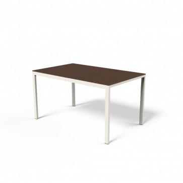 Vysoký obdĺžnikový stôl CORA - Ipe + olej 1415x865x755mm