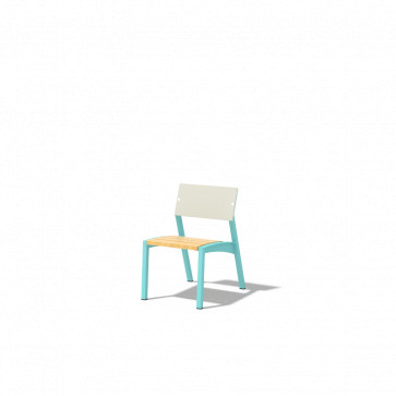 Detská stolička MINI VERA - Agát + olej + HPL 350x470x555mm