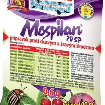 Mospilan 20 SP 3x0,6g - systémovo pôsobiaci insekticíd proti žravým a cicavým škodcom