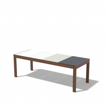 Stôl SENA - Ipe + olej + HPL 2220x850x750mm