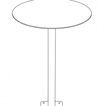 Stôl SPULKA VP ø 60 cm