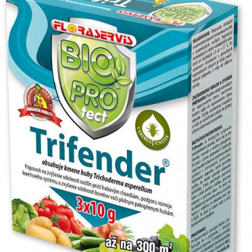 Trifender 3x10g - Biologický prípravok na ochranu rastlín proti pôdnym hubám a hubovým chorobám