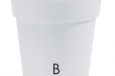Kvetináč Arke 18cm (18,5x18,2 vnútorný rozmer) bianco B