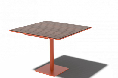 Stôl TINA - Ipe + olej 
1000x1000x760mm