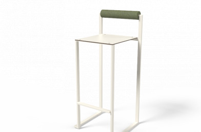 Barová stolička BISTROT s opierkou 430x395x1005mm