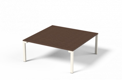 Nízky štvorcový stôl BISTROT - Ipe + olej 955x955x400mm