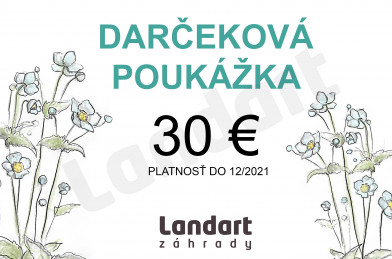 Darčekový poukaz 30€ - predaný 10.05.22, uplatneny 23.9.22