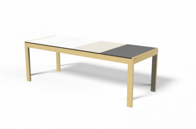 Stôl SENA - Agát + olej + HPL 2220x850x750mm