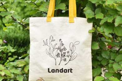 plátená taška bylinky - landart